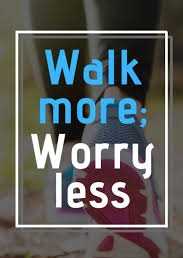 Walk a little more; health benefits to walking